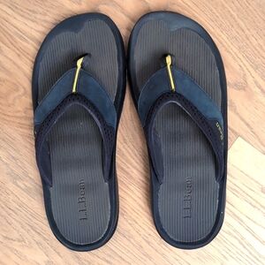 LL Bean Men's Flip Flops Size 9 Blue
